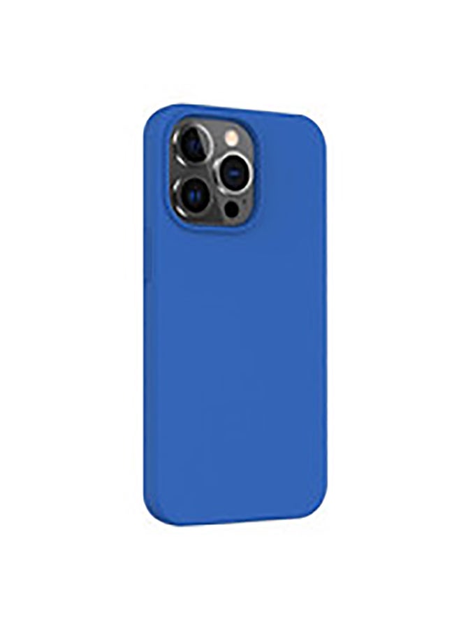 OFFBEAT iPhone 14 Pro Max Magsafe Liquid Silicone Case Blue 6.7 Inch, Multi Drop Protection and Wireless Charging Compatiblity Blue - Image 3