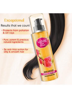 LILIUM Hair Serum 100Ml | Beauty Hair Elixir | Controls Frizz & Gives Polished Smoothness | Strengthen Damaged Hair & Shine Enhancement | Intensive Restoration | For Women & Men  - Image 3