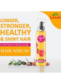 LILIUM Hair Serum 100Ml | Beauty Hair Elixir | Controls Frizz & Gives Polished Smoothness | Strengthen Damaged Hair & Shine Enhancement | Intensive Restoration | For Women & Men  - Image 2