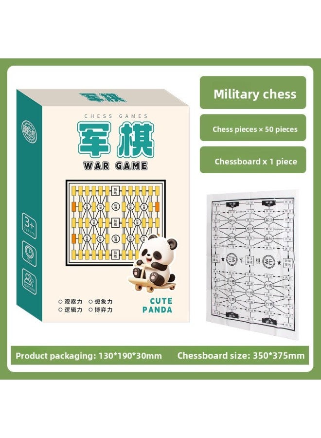 لعبة الشطرنج جو جوبانج المكتبية، رقعة شطرنج قابلة للطي، محمولة، مناسبة للطلاب والآباء والأطفال، ألعاب تعليمية تفاعلية