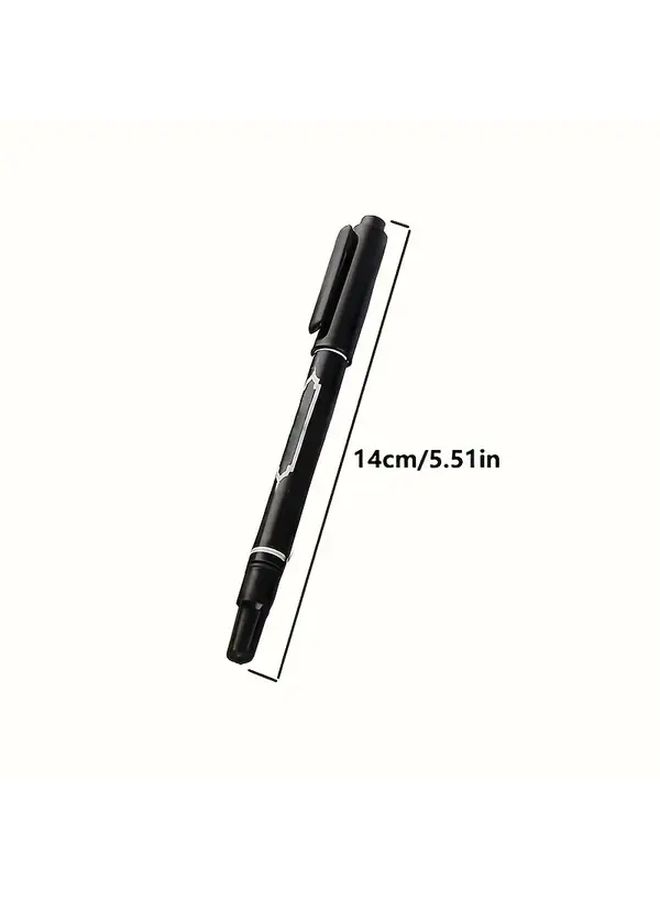 10pcs Black Dual Tip Oil Based Markers Fine Tip Outline Pen For Art Craft Office School - Image 2