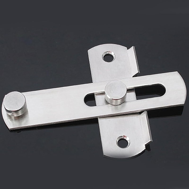 خطاف حاجز معدني صغير لليمين للباب الزجاجي المنزلق، لأسوار الحيوانات وأجهزة أمن المنزل - Image 5