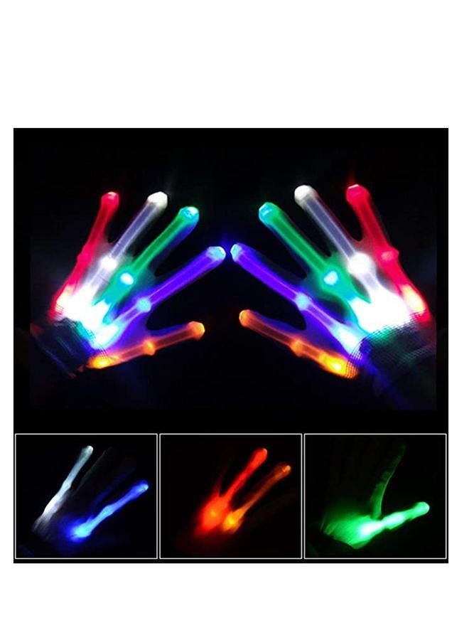 Light Up Gloves, Toys for 3-6 Year Old Boys Girls, LED Flashing Finger Kids Girls Toys, Party , Dance Costumes, Gift, Light-up - Image 3
