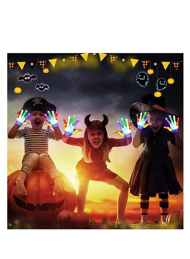 Light Up Gloves, Toys for 3-6 Year Old Boys Girls, LED Flashing Finger Kids Girls Toys, Party , Dance Costumes, Gift, Light-up - Image 2