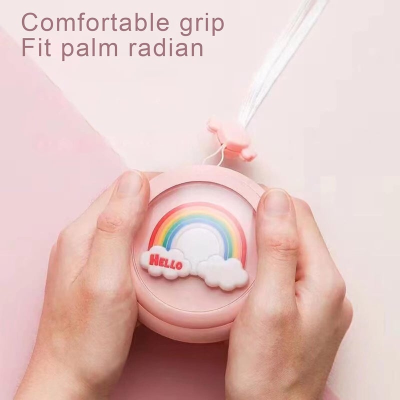 ويوبلز مدفأة يدوية كهربائية قابلة لإعادة الشحن، مدفأة يدوية كهربائية جيبية، 3 مستويات تسخين تصل إلى 60 درجة مئوية، مدفأة جيبية إلكترونية، شاحن USB محمول، مثالية للرياضات الخارجية للنساء والرجال - Image 5