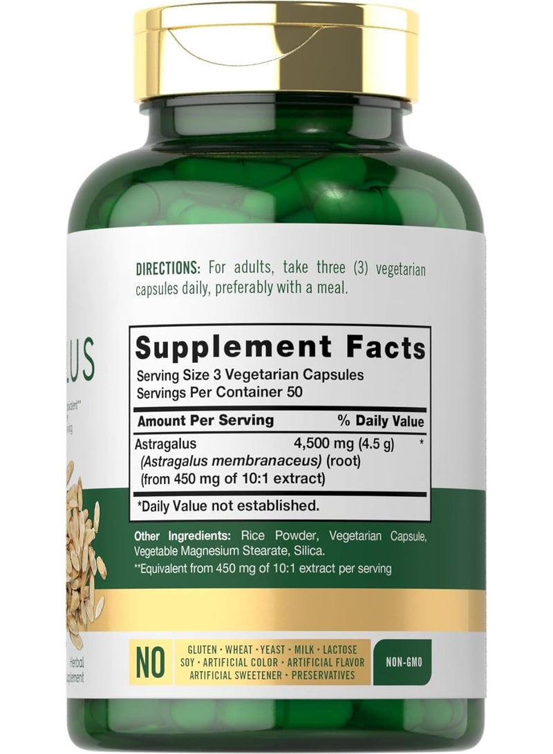 Carlyle استراغالوس 4500 ملغ، مكمل عشبي، 150 كبسولة نباتية - Image 2