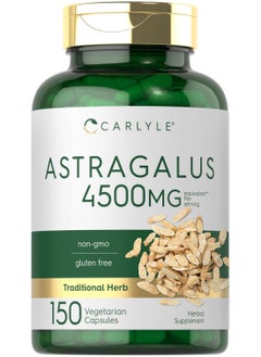 CARLYLE Astragalus 4500mg, 150 Vegetarian Capsules  - Image 1