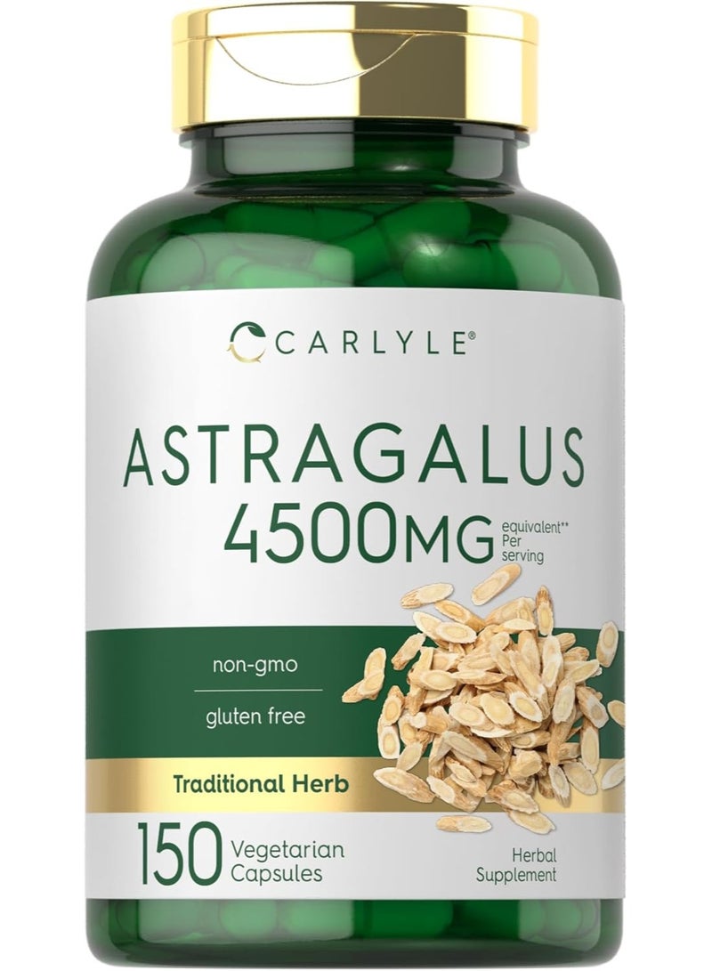 Carlyle استراغالوس 4500 ملغ، مكمل عشبي، 150 كبسولة نباتية - Image 1