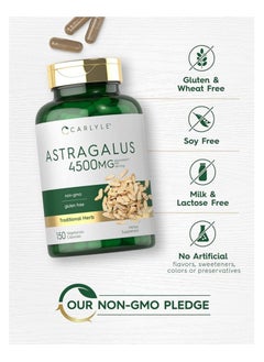 CARLYLE Astragalus 4500mg, 150 Vegetarian Capsules  - Image 4