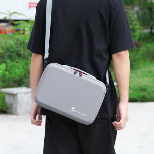 Skyreat Mini 3 / 3 Pro Case RC,Compact Small PU Waterproof Carrying Case with Shoulder for DJI Mini 3/3 Pro Drone and Battery Accessories - Image 5