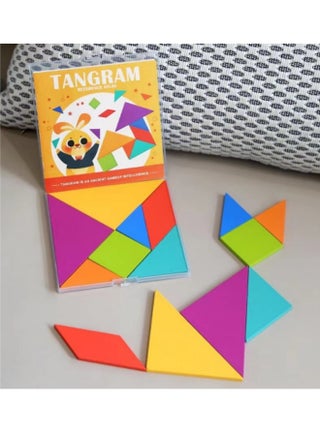 Early Development Tangram Pattern Puzzles Set，Wooden Puzzle Blocks Colorful Tangram Sorting, Tangram Puzzles For Kids - pzsku/Z50650086FFBB8CAE24EBZ/45/_/1715829690/39c0f3ee-0adf-4b73-b370-fb314381b98f