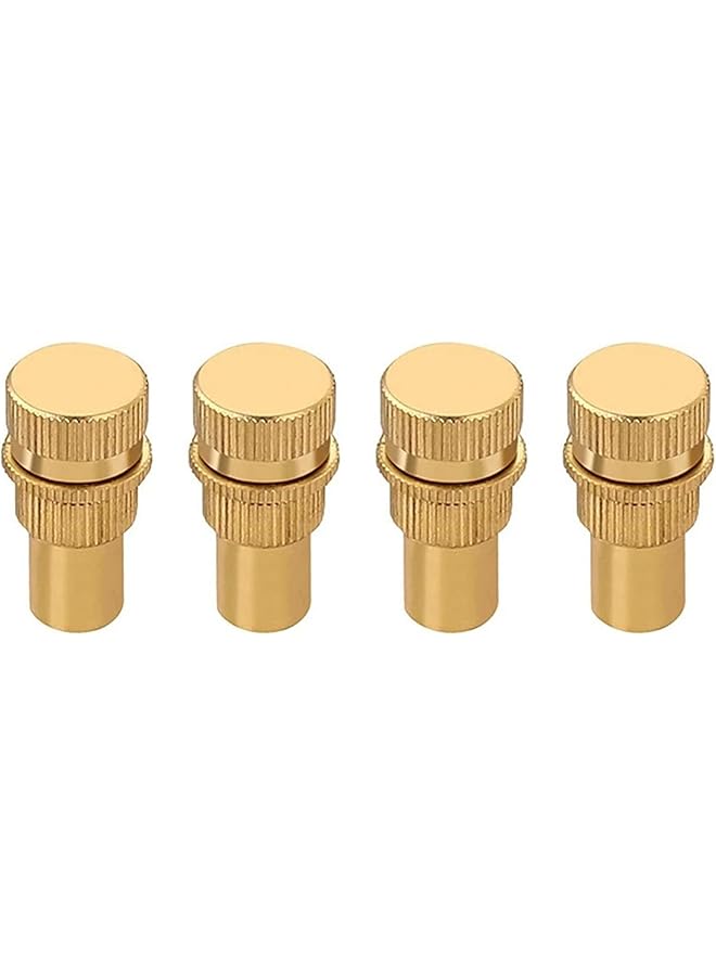 wisfunlly Automatic Tire Deflator,4 Pieces 6-30 Psi Tire Deflator Kit With Valve Caps,Premium Brass Tire Deflator Kit For Jeep, Car, Truck, Motorcycle, And Atv Tires(4 Pack) - Image 1