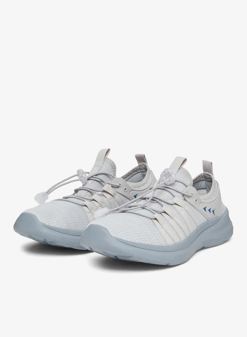 Styli Active Grey Women Grey Stretch Lace Sneakers for Women | Best Price UAE