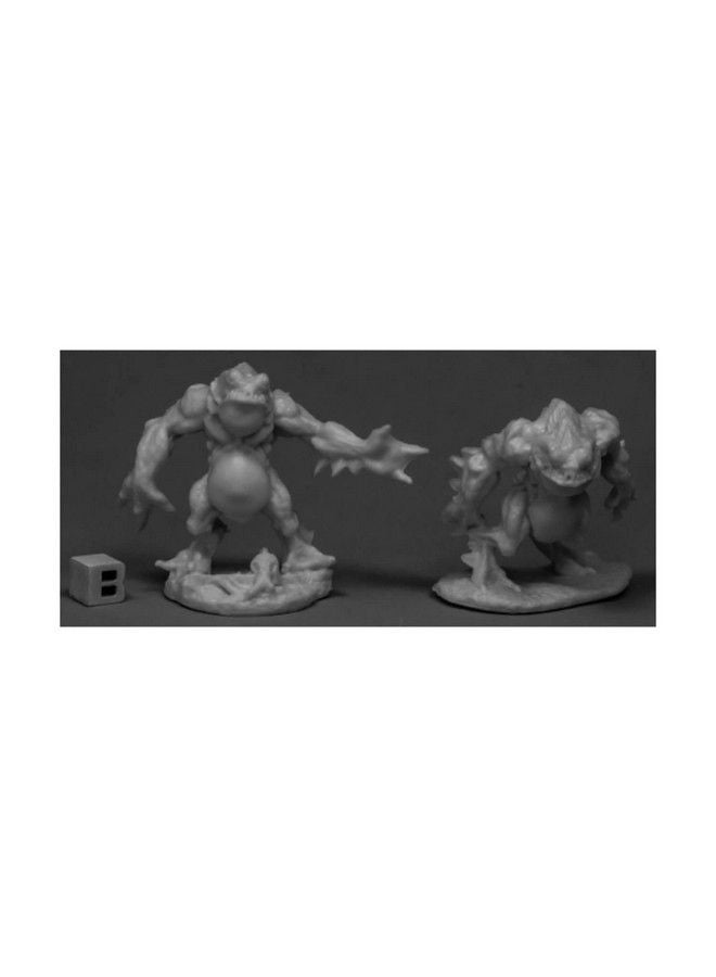Reaper Miniatures Deep Ones Warriors (2) 77519 Bones Unpainted Rpg D&D Figure - Image 1