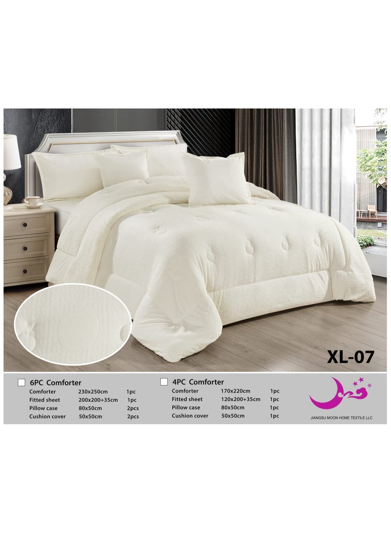 مون طقم لحاف  شتوي نفرين6 قطع فرو