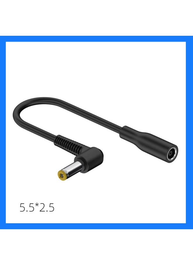 Generic - Applicable DC Power Supply 6.0 * 3.7mm To Laptop Various DC Interface Charging Short Line 100W Conversion Line-Color:[6037 Female To 5525]] - Image 1