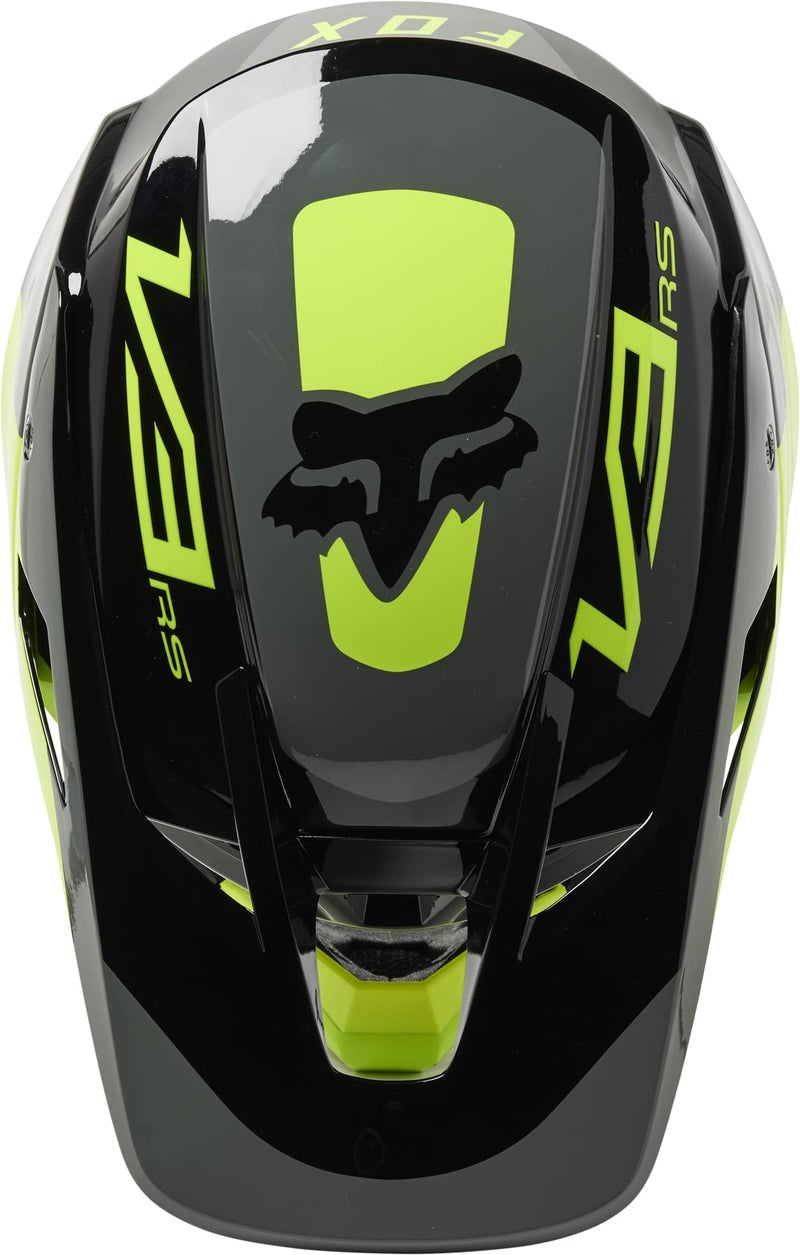 Fox Racing Unisex V3 RS Motocross Dirt Bike Helmet, Fluorescent Yellow, Small - Image 5