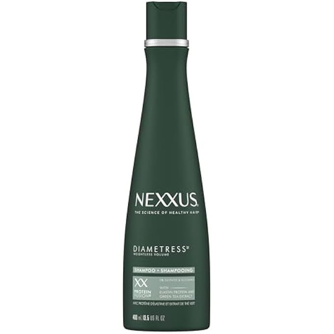 Nexxus Diametress Volume Shampoo for Fine and Flat Hair, 13.5 Fl Oz