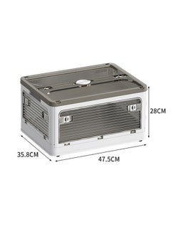 NKX Versatile Foldable Transparent Storage Box for Books and Household Items 47.5 X 28Cm  - Image 1