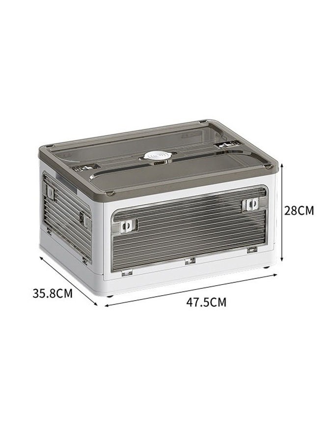 NKX Versatile Foldable Transparent Storage Box for Books and Household Items 47.5 X 28Cm  - Image 1