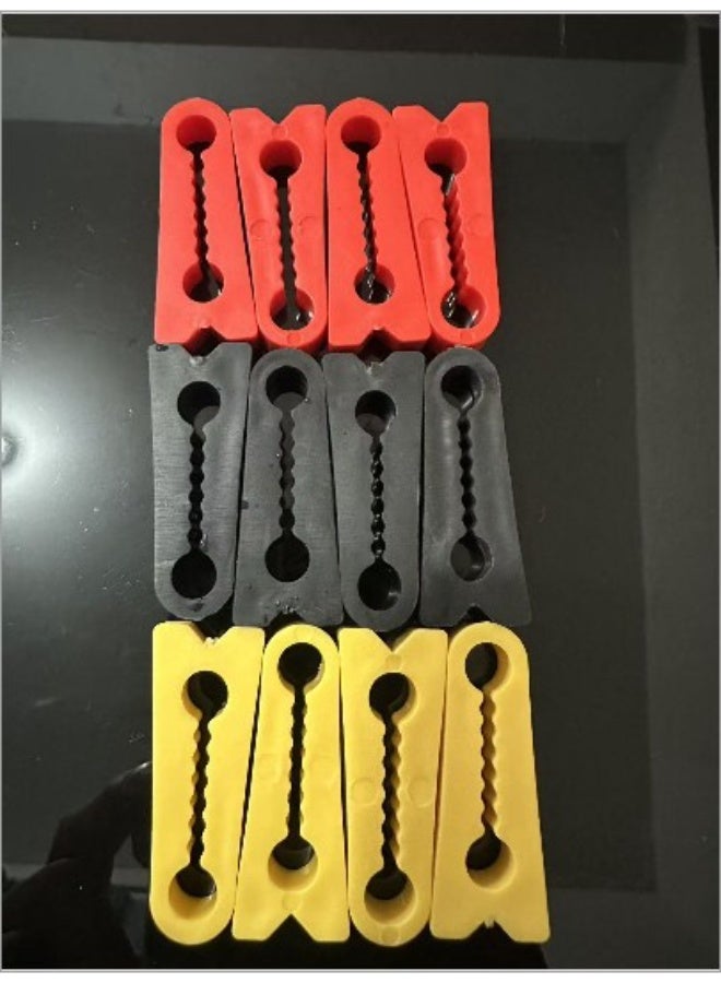 4pack Car Door Shock Absorber, Thickened Rubber Anti-Collision Bumper Guard, Self-Adhesive Soundproof Cushion for Trunk & Hood - Image 3