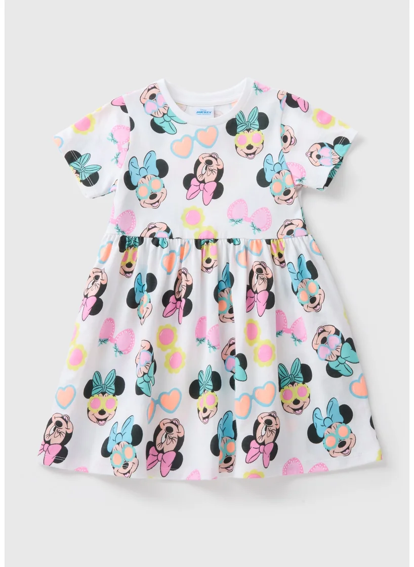 Matalan Girls Multi Coloured Minnie Mouse Dress