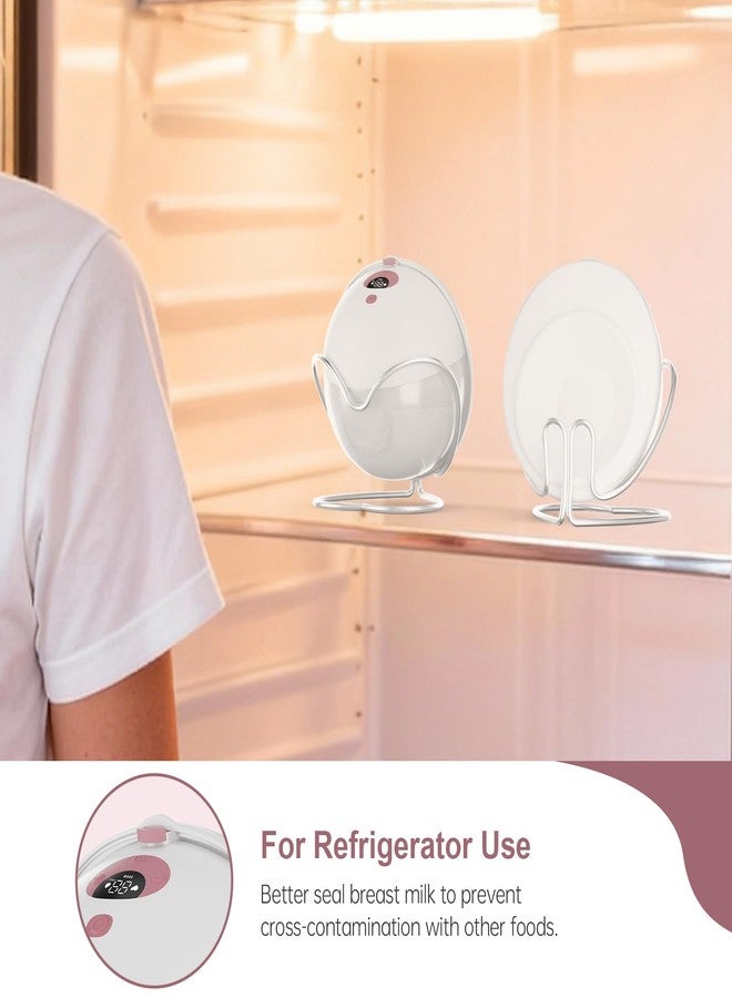 ١٠ قطع غيار لمضخة الثدي Momcozy M5 القابلة للارتداء، غطاء سيليكون مانع للتسرب مناسب لمضخات M5، مقاوم للغبار، يحافظ على نظافة غطاء فوهة مضخة الثدي، قطع غيار وردية اللون - Image 5