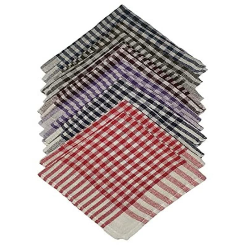 VLS Store Kitchen Cleaning Cotton Tableware Cloth Napkin (Pack 06) - Image 1