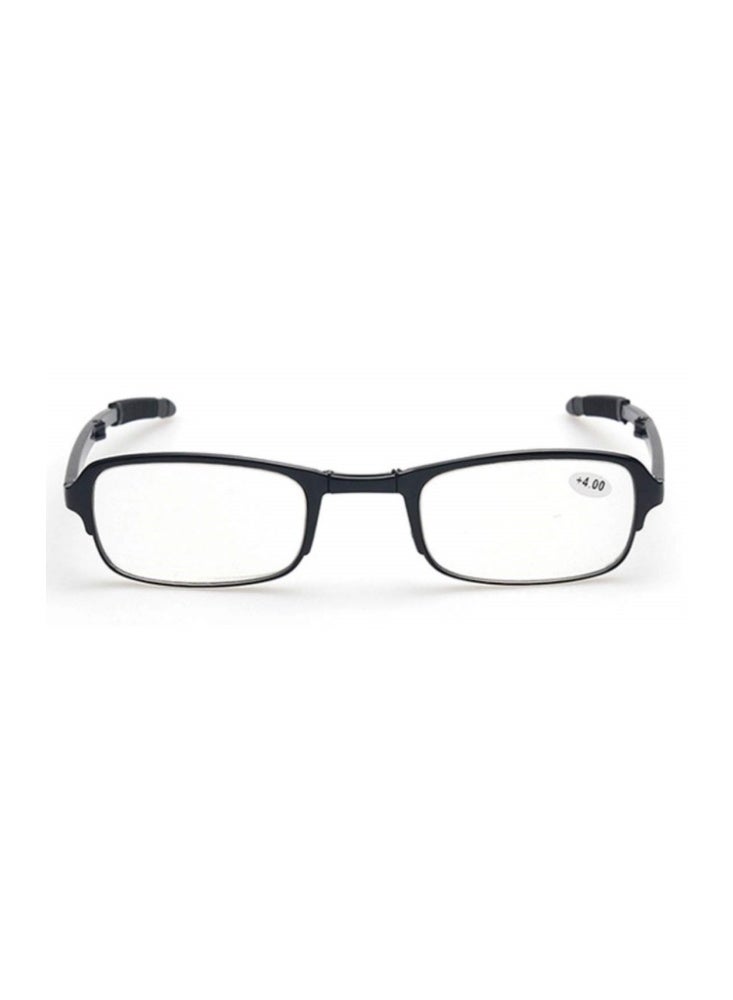 نظارات قراءة قابلة للطي +2.00D، عالية الدقة، مضادة لإجهاد العين، مناسبة للرجال والنساء، مع حقيبة تخزين باللون الأسود - Image 3