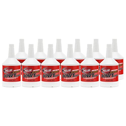 Red Line 10304 30WT Synthetic Race Motor Oil (10W30) - 1 Quart (12 Pack) - Image 1