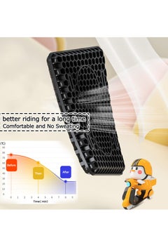 Excefore Motorcycle Gel Seat Cushion Universal Motorcycle Seat Cushion, Quick drying Motorcycle Cool Seat Cover, Anti-Slip Motorcycle Mesh Protective Seat Cover, for Comfortable Rides  - Image 4