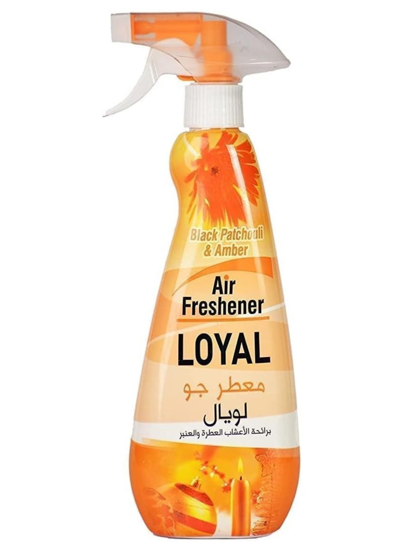 معطر جو برائحة الباتشولي الأسود والعنبر من لويال - 450 مل