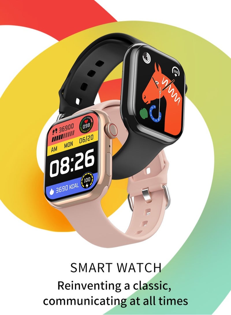 LIGE Smart Watch Waterproof Wireless Charging Silicone Strap For Men and Women - Image 2