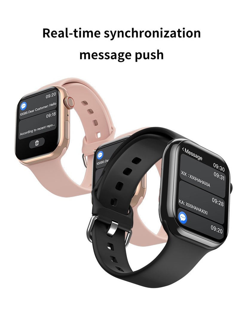 LIGE Smart Watch Waterproof Wireless Charging Silicone Strap For Men and Women - Image 4