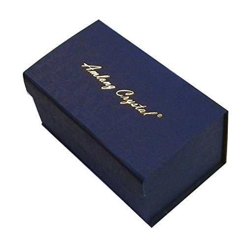 Amlong Crystal Desktop Collection Crystal Business Card Holder or Business Card Stand - Image 4