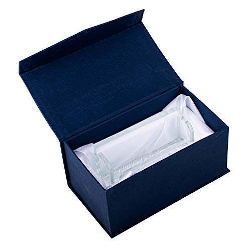 Amlong Crystal Desktop Collection Crystal Business Card Holder or Business Card Stand - Image 3