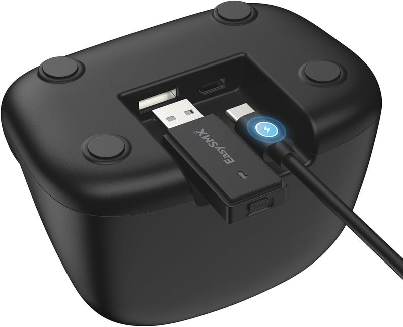 EasySMX X05Pro Controller Dock USB-C Powered Charging Stand with Receiver Storage, Anti-Slip Base, Clean Desk Setup, Premium Display for PC & Switch Gamers - Image 3