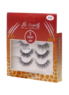 Everytime53 Everytime53 Women's 3 Layer Set Eye Lashes - S08  - Image 2