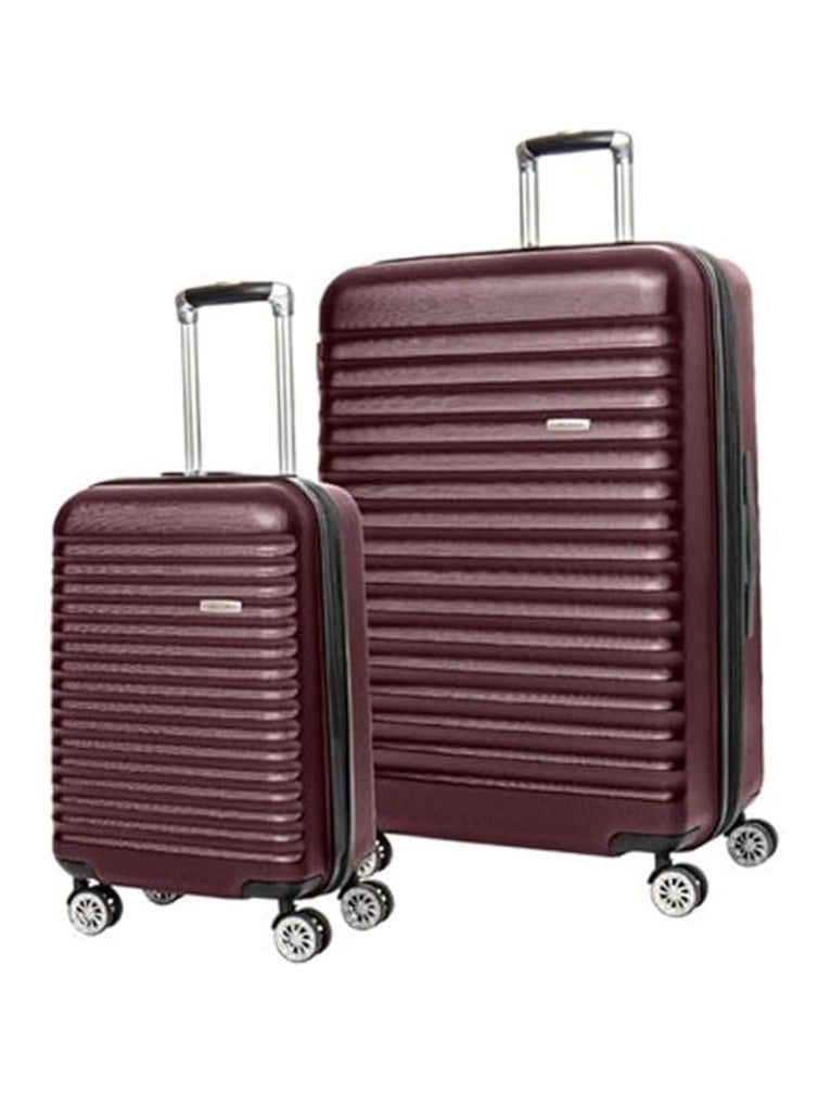 سامسونايت مجموعة حقائب سفر قابلة للتوسيع من Ovation LTD، قطعتين، لون بوردو