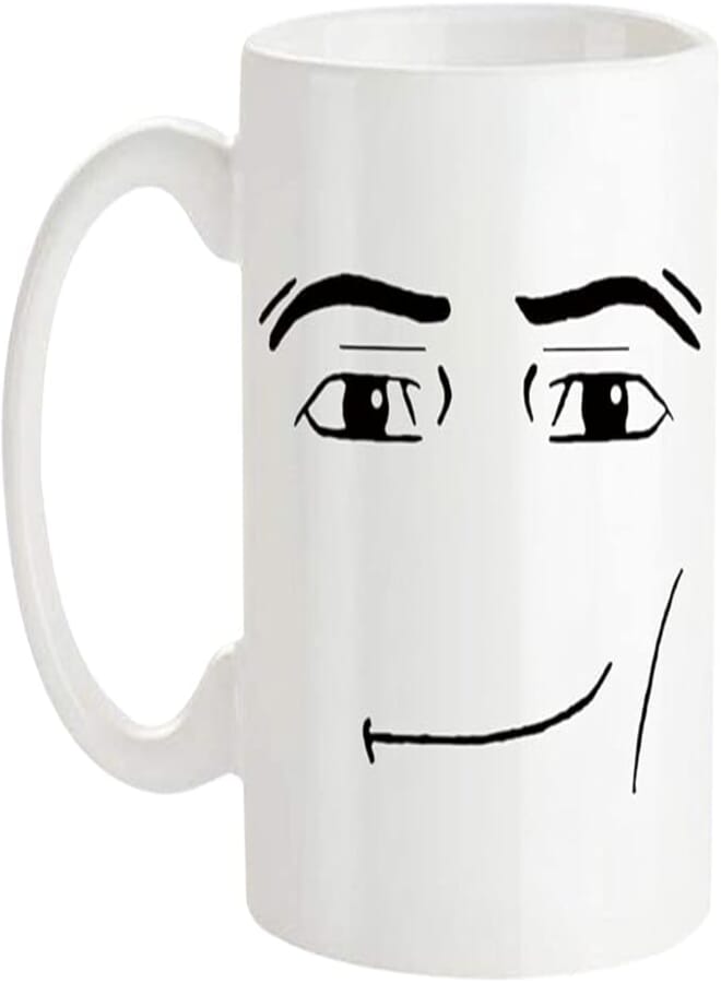 Saviola - MAN FACE Mug, Funny Gamer Mug, Birthday Mug, 11oz Novelty Coffee Mug/Cup