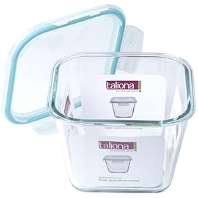 TALIONA Glass Square Baking Dish With Lid 1950 Ml Capacity - Image 2