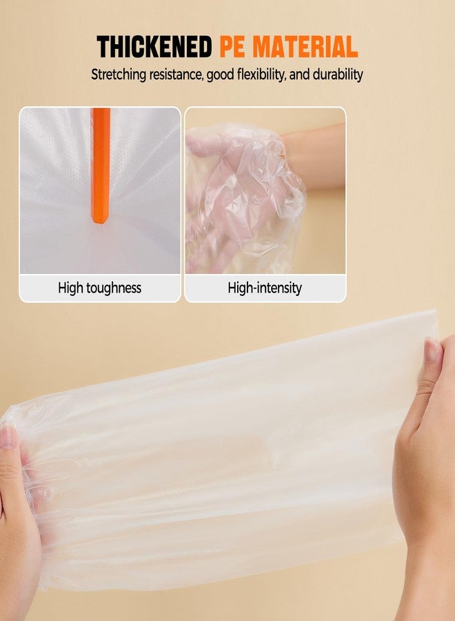 VRSHMB Disposable Waterproof Shoe Covers for Rain, 10 Pairs of Clear Durable Non-Slip Plastic Rain Boot Covers for Men & Women for Use in Water Parks, Commuting and Travel (clear, adults) - Image 4