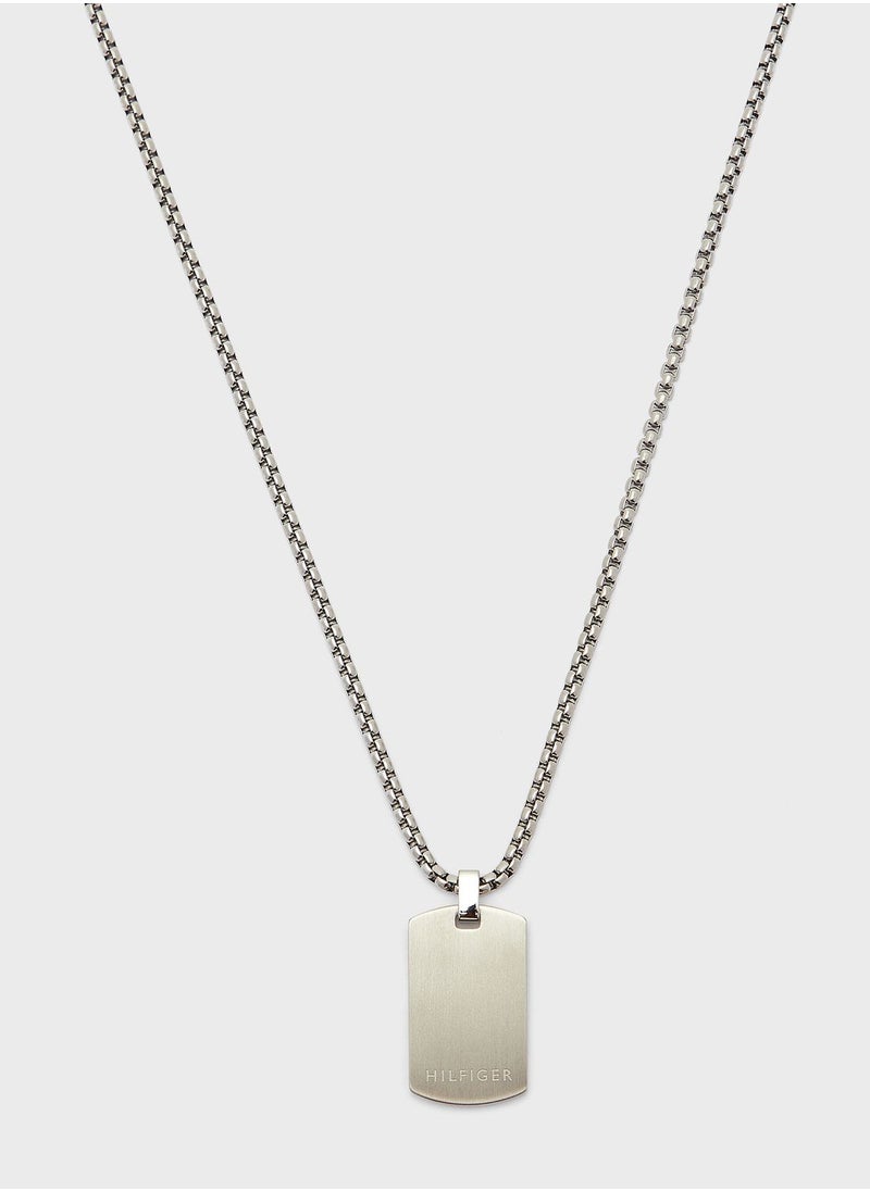 TOMMY HILFIGER - Dog Tag Necklace - Image 1