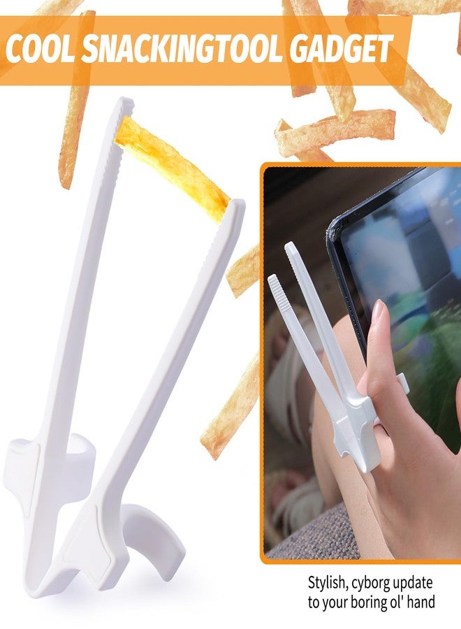 panthra Finger Chopsticks, 6PCS Finger Snack Chopsticks Finger Chopsticks for Gamers Food-Grade Materials,Ergonomic Design Stable and Not Easy to Fall Off Convenient and Not Dirty Hands - Image 5