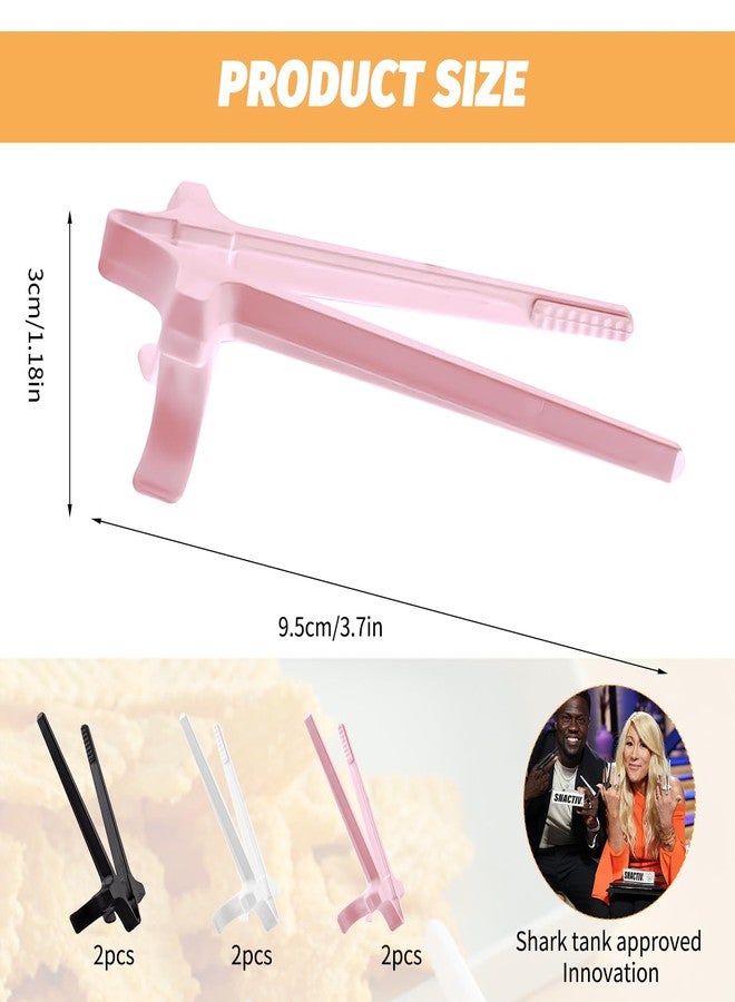 panthra Finger Chopsticks, 6PCS Finger Snack Chopsticks Finger Chopsticks for Gamers Food-Grade Materials,Ergonomic Design Stable and Not Easy to Fall Off Convenient and Not Dirty Hands - Image 4