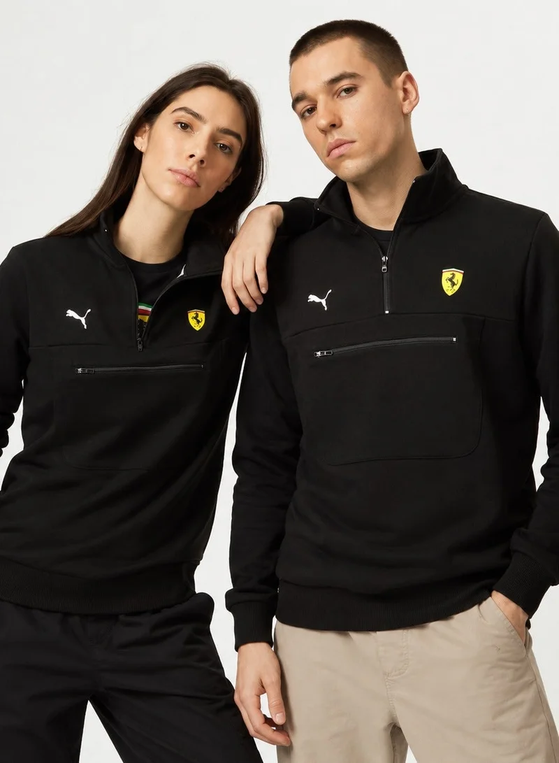 Scuderia Ferrari Scuderia Ferrari F1 Logo 1/4 Zip Sweater