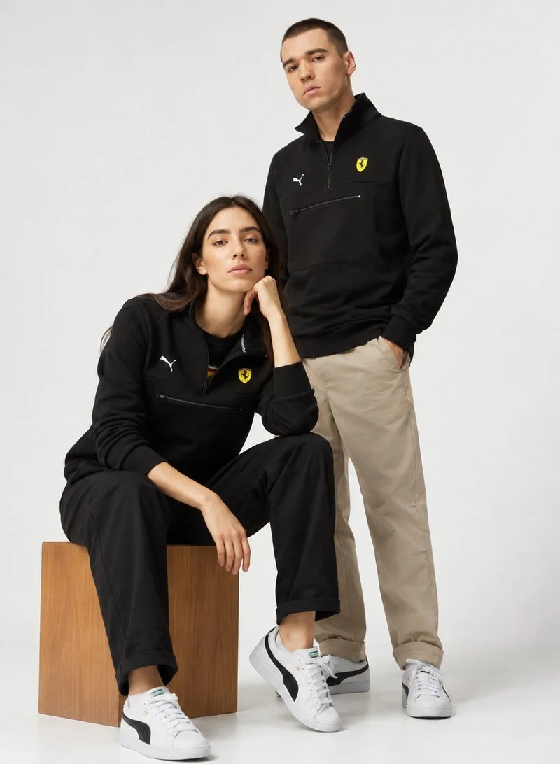 Scuderia Ferrari F1 Logo 1/4 Zip Sweater