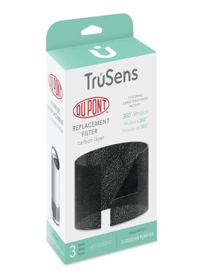 TruSens DuPont Replacement Carbon for Medium Z-2000 Standard HEPA Filter | 3 Pack - Image 2