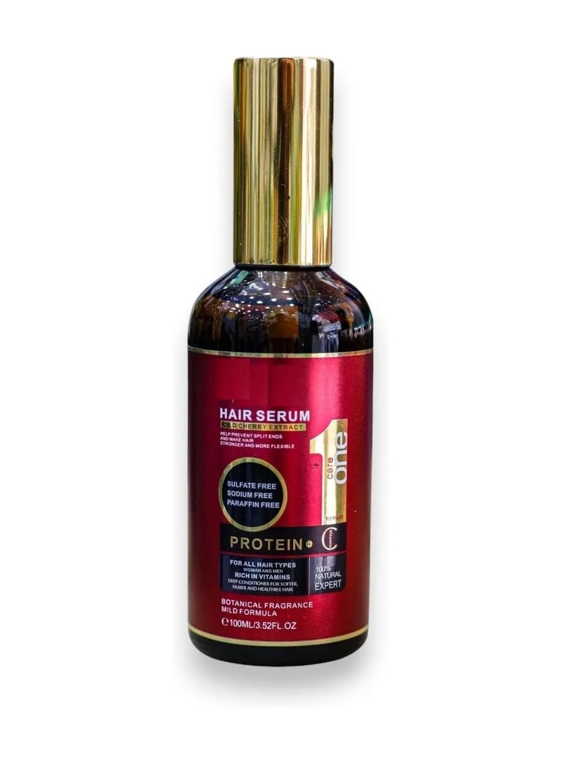 Wild Cherry Extract Keratin + B complex Hair care set featuring a Hair SERUM 1pcs - Image 1