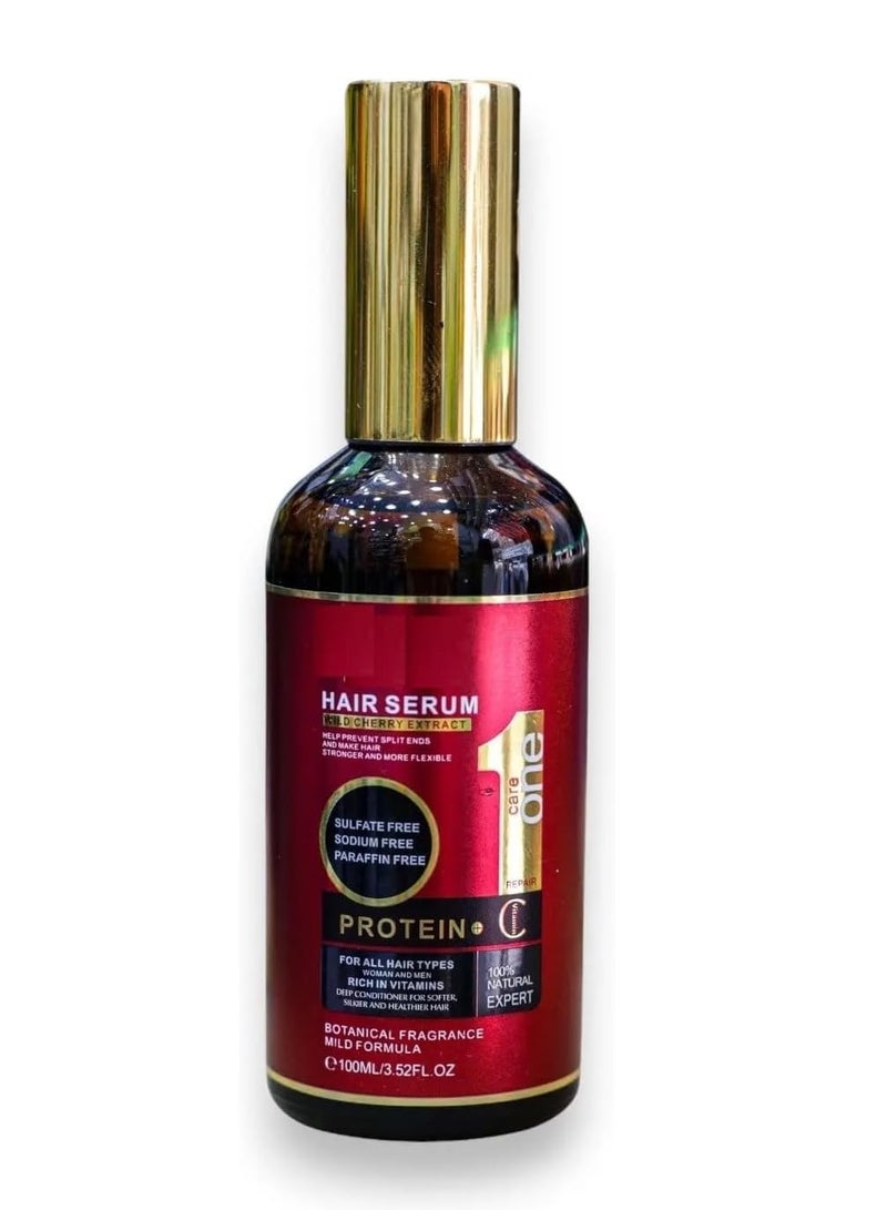 Wild Cherry Extract Keratin + B complex Hair care set featuring a Hair SERUM 1pcs - Image 2